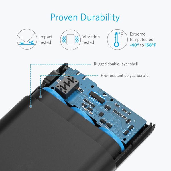 Powerbank 10000mAh  PowerCore 10000, Caricatore Portatile Ultra Compatta, Power Bank Alta Capacit?? Per Huawei, Samsung, iPhone, Xiaomi e Altri - immagine 2