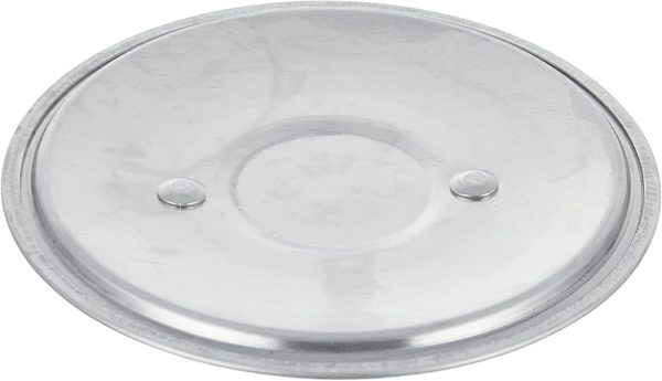 Alluminio Coperchio Rotondo Pesante con Ponticello, Argento, 14 cm - immagine 2