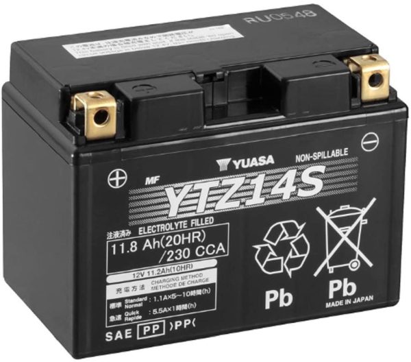 Batterie YTZ14S, 12V - 11,2Ah. - immagine 2