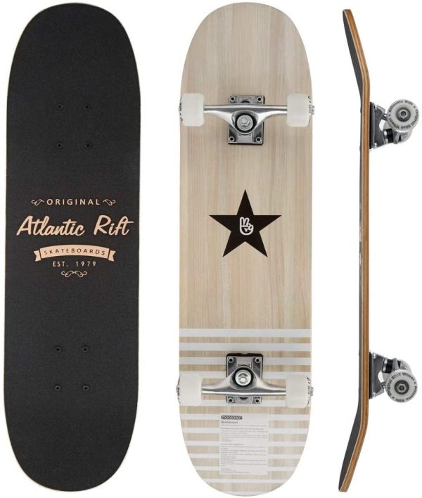 Skateboard Rosso/Arancione/Blu Design Moderno Ammortizzatori Strato Antiscivolo - immagine 7