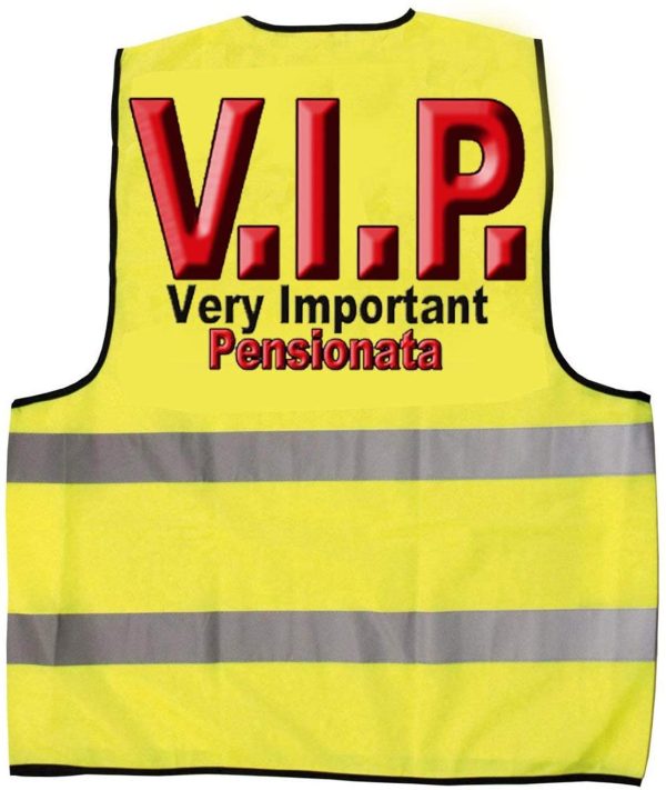 Bombo Gilet per Una Pensionata VIP: Very Important Pensionata