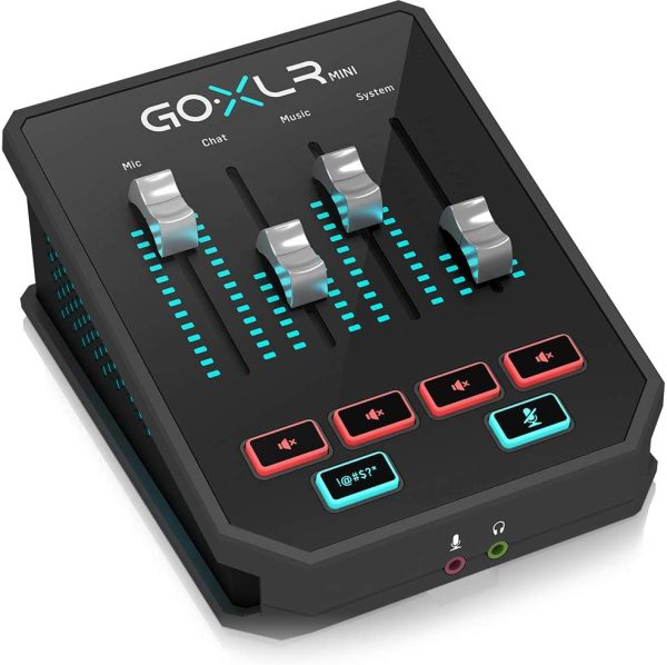 TC Helicon GoXLR, mini mixer di trasmissione online con interfaccia audio/USB e preamplificatori midas - immagine 7