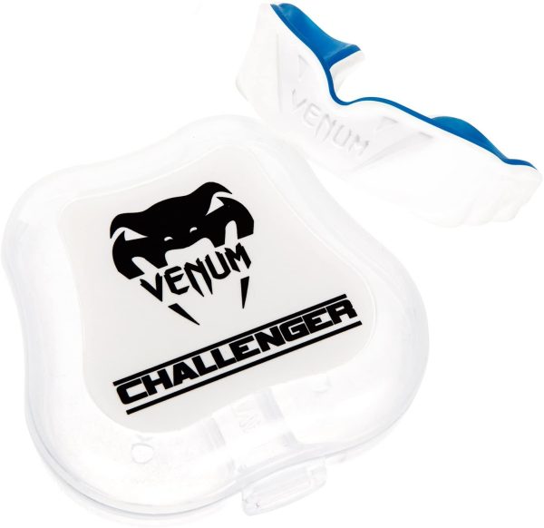 Venum Challenger, Paradenti Unisex-Adulto, Bianco/Blu, Taglia One sizeca - immagine 4