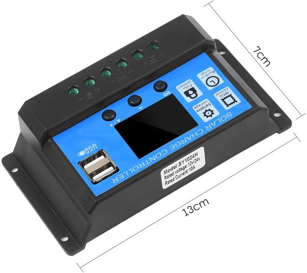 Kit Pannello Solare 18W 12V Doppia Porta USB Modulo Monocristallino Off Grid con Regolatore di Carica Solare - immagine 9