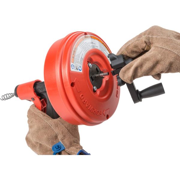 RIDGID 57043 Power Spin con AUTOFEED, cavo sturatubi Maxcore e trivella sturatubi a bulbo per rimuovere i blocchi dello scarico