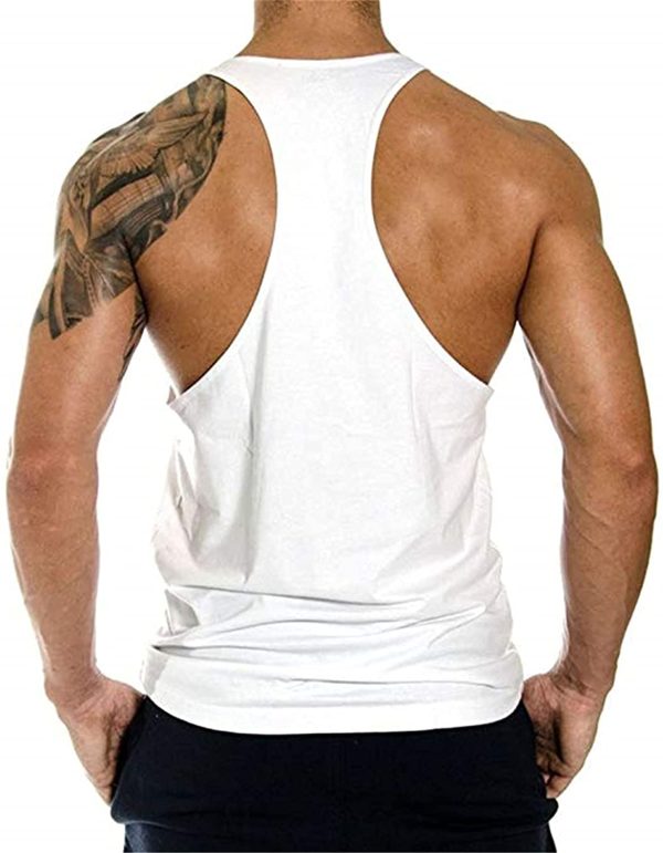 Cabeen Beast Palestra Uomo Canotta Bodybuilding Canottiera Smanicato Cotone Sport Tank Top