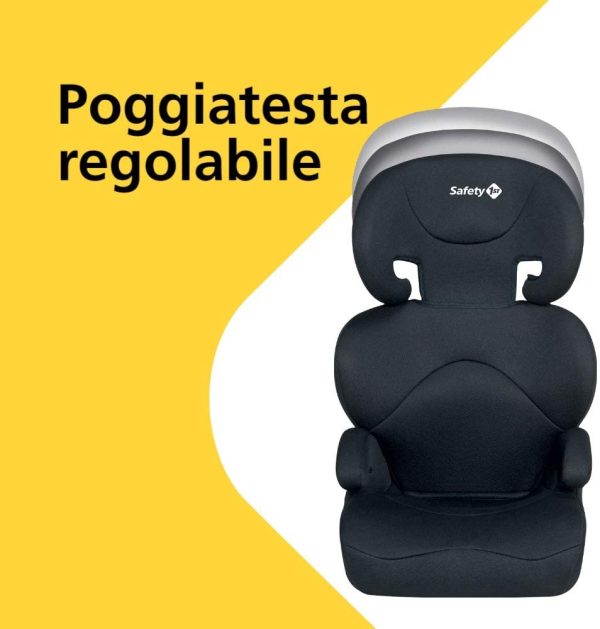 Safety 1st Road Safe Seggiolino Auto 15-36 kg, Gruppo 2/3, Per Bambini da 3.5 a 12 Anni, Reclinabile e Facile da Installare, Nero (Full Black) - immagine 3