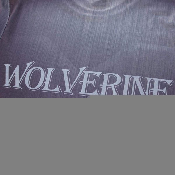 T-Shirt da Uomo Stampa 3D Tempo Libero Manica Corta Eroe Marvel Ghiottone per Movimento Fitness Wolverine-S