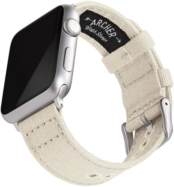 Archer Watch Straps - Cinturini Ricambio di Tela per Apple Watch - immagine 2