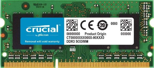 RAM CT51264BF160B 4GB DDR3 1600 MHz CL11 Memoria Laptop - immagine 7