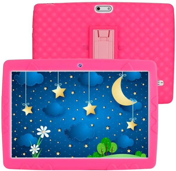 Tablet per bambini 10 pollici Android 10.0 tablet, RAM 3GB ROM 32GB,Supporta 3G Dual SIM/wifi/GPS, Batteria 5000mAh,Preinstallato con Kid-Proof Custodia - immagine 5