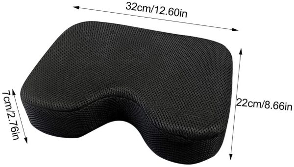 Cuscino di seduta, Watersports Vogatore Sedile Cuscino, Memory Foam Vogatore Sedile Cuscino,Row Pad Seat Cushion con cinghie,Water Rower Machine Seat Pad - immagine 5