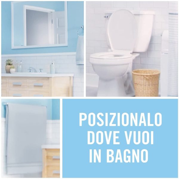 Ambipur Bagno Deodorante Ambiente Con Tecnologia Elimina Odori, Quattro Confezioni - immagine 5