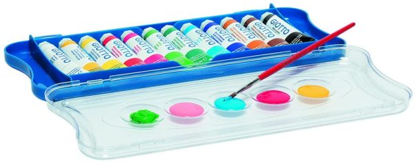 304000 Tempera Extra In Tubetto 12 Ml, 12 Colori, 12 Pezzi & Acquerelli In 24 Colori, Pastigle Da 30Mm, Con Pennello - immagine 7