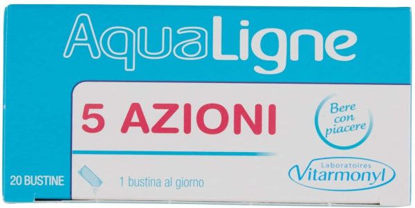 AQUALIGNE 5 AZIONI Vitarmonyl ??Integratore 20 bustine ??5 azioni combinate: drenante, equilibrio del peso, metabolica, tonificante e digestiva - immagine 5