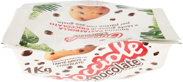 Pavesi Biscotti Frollini Gocciole Cioccolato, Biscotti da Colazione con Gocce di Cioccolato, Senza Olio di Palma, 1 Kg - immagine 4