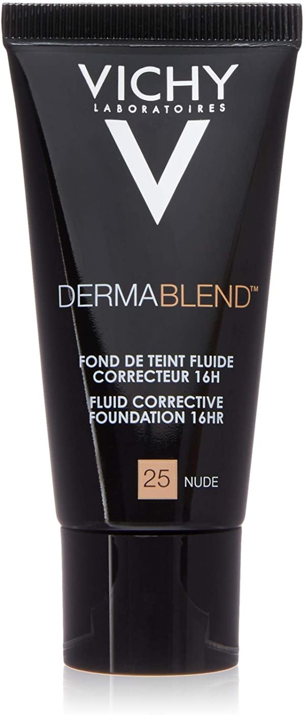 Vichy Dermablend Fondotinta Correttore, 25 Nude - 30 ml - immagine 6