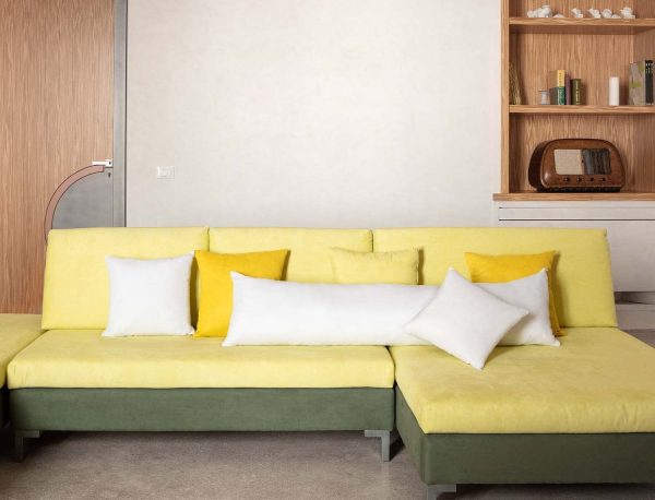 Cuscini Letto Coppia di Guanciali 40x70 per Dormire Imbottitura Standard Antiacaro Anallergico Traspirante Rettangolare per Matrimoniale Singolo con Federa in Cotone e Poliest. Sfoderabile e Lavabile