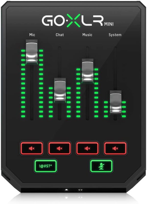 TC Helicon GoXLR, mini mixer di trasmissione online con interfaccia audio/USB e preamplificatori midas - immagine 8