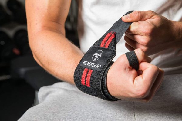 Beast Gear Fasce Polsi Palestra - Cinghie per Sollevamento Pesi e Stacchi da Terra, Uomo e Donna - Accessori Fitness - Per Bodybuilding e Powerlifting - immagine 4