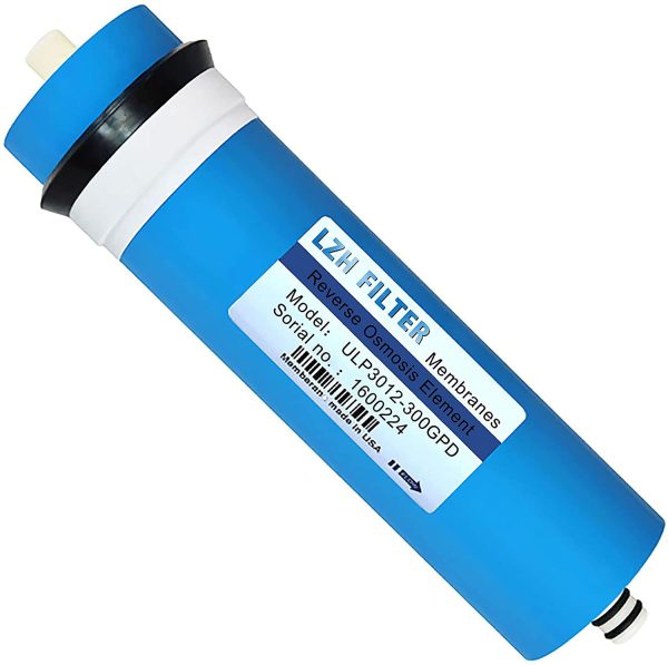 LZH Filter 3012-300GPD RO - Membrana Osmoe inversa reidenziale, filtro dell'acqua di ricambio per sistema di filtraggio dell'acqua potabile a 5 piani