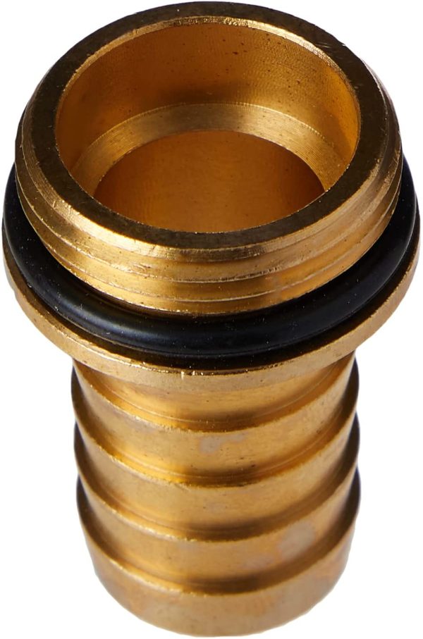 Ugello in ottone: connettore in ottone per valvole di fondo e intermedie, adatto per tubi da 19 mm (3/4 pollice) (7250-20) - immagine 2