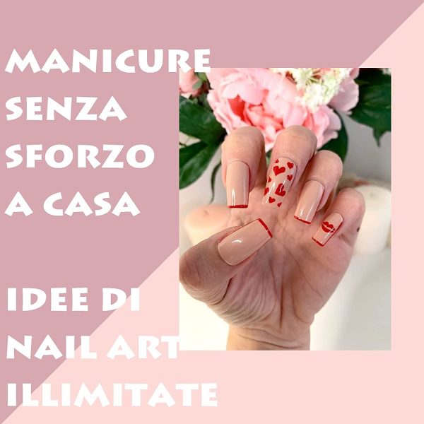 Smalto Semipermanente Smalto per Unghie in Gel UV LED 6pcs Kit Manicure Semipermanente Soakoff 10ml de Clavuz - 025 - immagine 5