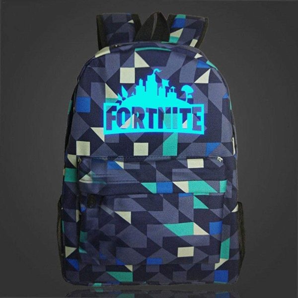 Zaino a Tracolla, Unisex, con Motivo luminoso, per scuola, viaggi, tempo libero, Lightning Blue (Multicolore) - y13