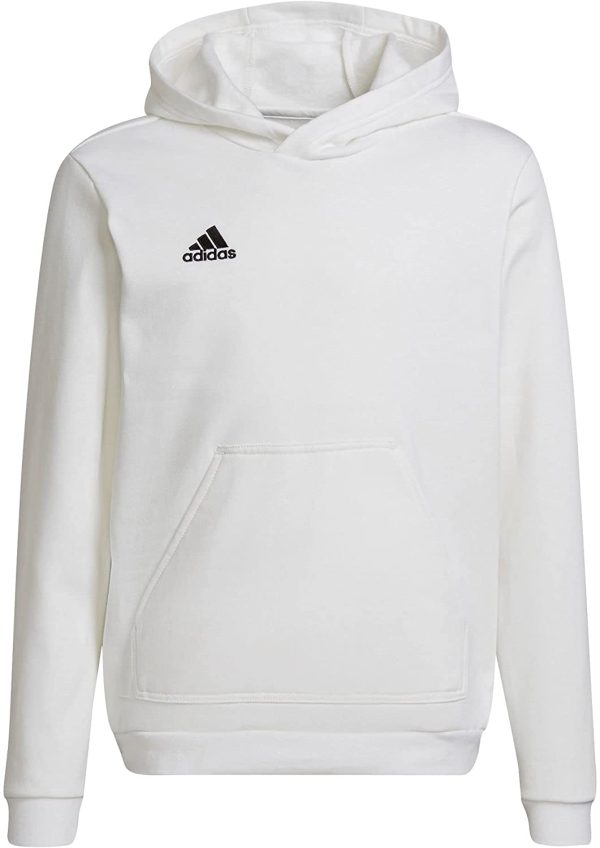 adidas Unisex Kids Hoody Ent22 Hoody Y, White/Black, HG6303, 164 EU