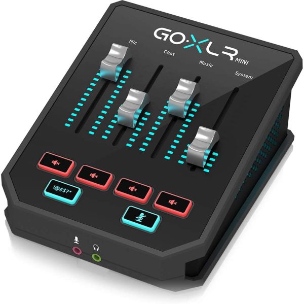 TC Helicon GoXLR, mini mixer di trasmissione online con interfaccia audio/USB e preamplificatori midas - immagine 2