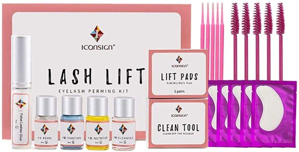 Kit Permanente per Ciglia, Kit Lifting per Ciglia Permanente per Lifting Ciglia Liquida Ideale per i Saloni