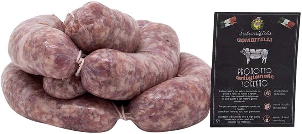 Salsiccia Fresca | confezione sottovuoto da 1 kg | Salume artigianale Toscano | Salumificio Artigianale Gombitelli - Toscana - immagine 2