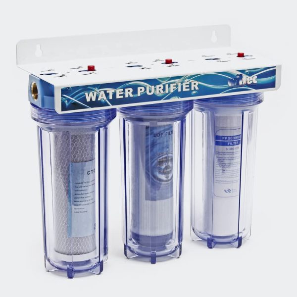 Sistema di filtrazione acqua a 3 livelli stadi Naturewater NW-PR103 3/4"26mm - immagine 2