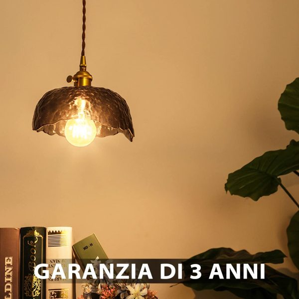 Lampadine di filamenti a LED Attacco E27,11W Equivalenti a 100W,1521LM,2700K Luce Bianca Calda,A60 Stile Vintage Retrò,Consumo Basso,Risparmio Energetico,Non Dimmerabile,Pacco da 6 Pezzi - immagine 6