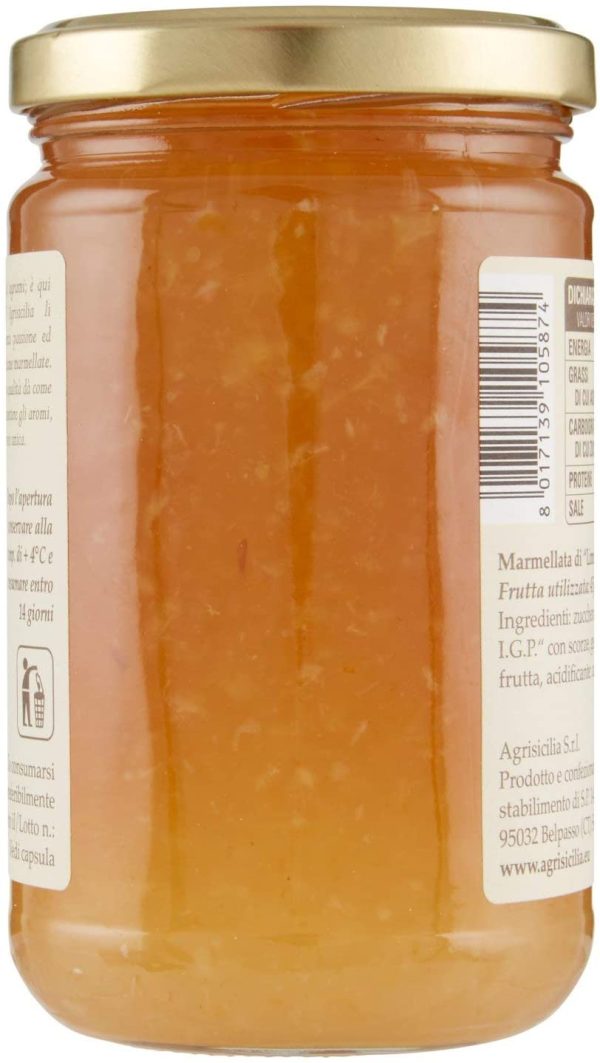 Agrisicilia AGR064 Marmellata di Limoni di Siracusa IGP - 360 g - immagine 5