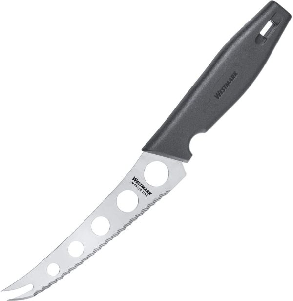 Westmark Coltello da formaggio professionale, Lunghezza lama: 13,5 cm, Lunghezza: 25 cm, Acciaio inox/Plastica, Master Line, Nero/Argento, 13562270 - immagine 5