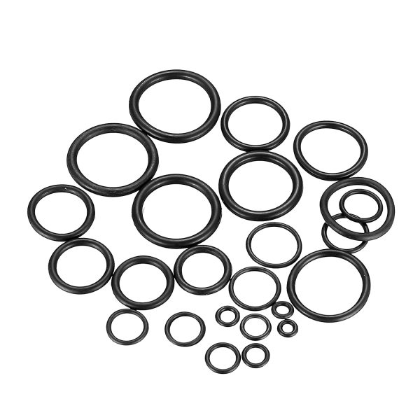 740 Pezzi O-ring in Gomma Assortimento, Guarnizioni Piombatura Guarnizioni Kit, O Ring Rondelle, Anelli di Tenuta in gomma Idraulica per Riparazione Auto Officina Idraulica - immagine 2