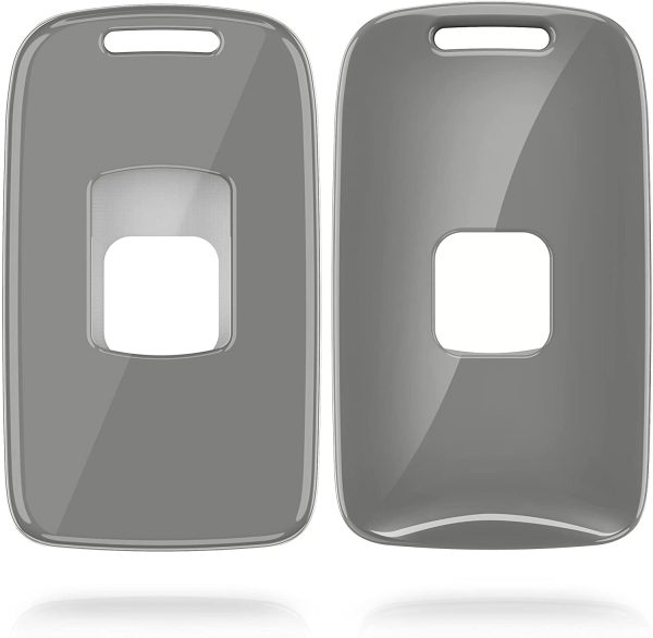 kwmobile Cover copri-chiave compatibile con Renault con 4 tasti Smart Key (solo Keyless Go) - Guscio protettivo chiavi auto copertina in plastica rigida - immagine 4