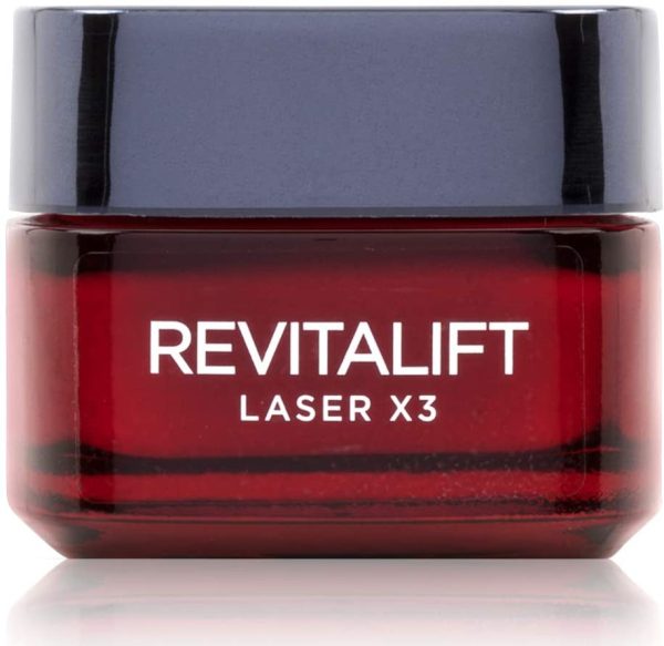 L'Or??al Paris Crema Viso Giorno Revitalift Laser X3, Azione Antirughe Anti-Et?? con Acido Ialuronico e Pro-Xylane, 50 ml - immagine 2