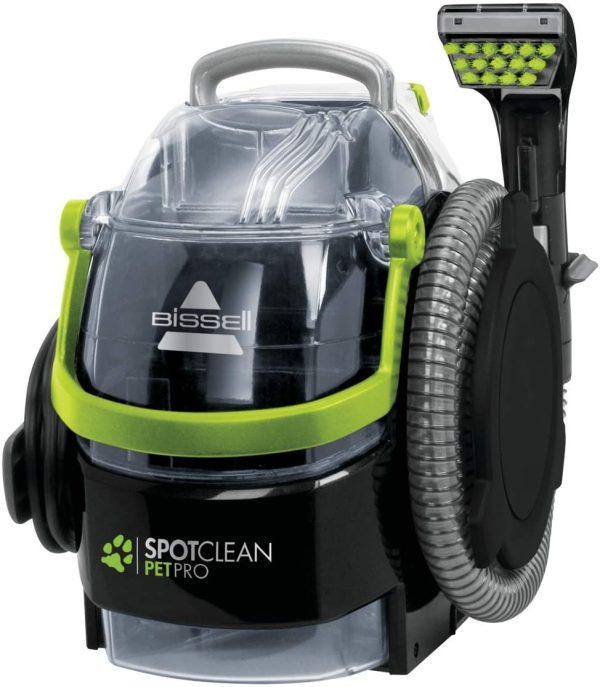 BISSELL SpotClean Pro Pet 15585 Pulitore Portatile, Nero Verde - immagine 4