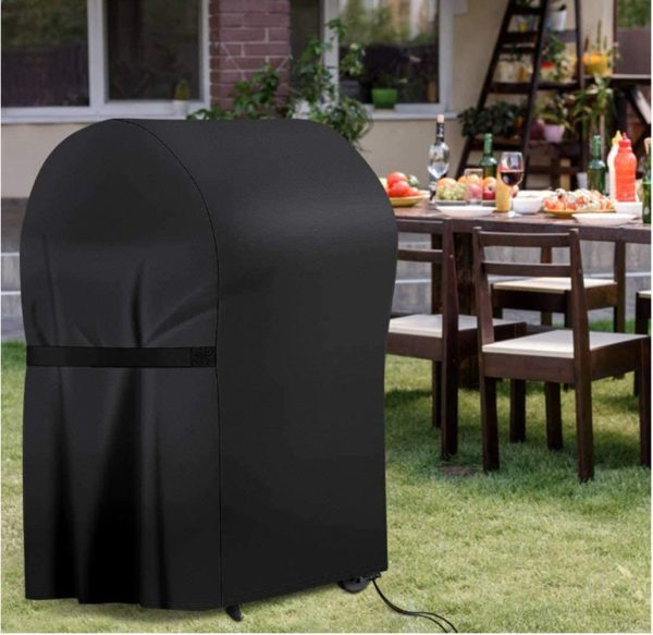 Telo Copertura Barbecue,Copri BBQ,Copertura impermeabile per barbecue,Copertura Barbecue,Copri barbecue,Copertura per Barbecue per BBQ Grill Anti Pioggia Polvere Sole Neve Tessuto Oxford (77x67x110cm) - immagine 2