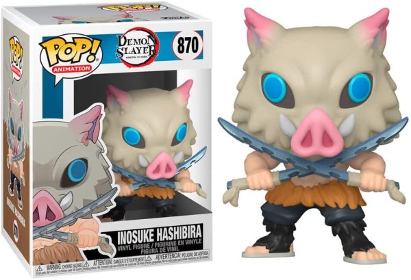 Funko Demon Slayer Inosuke Hashibira Figura da Collezione, 49011, Multicolore - immagine 2