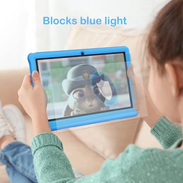 Tablet per Bambini 10" Android 10 Doppia Fotocamera 2GB RAM 32 GB ROM WIFI Tablet con Parental Control(blu) - immagine 5