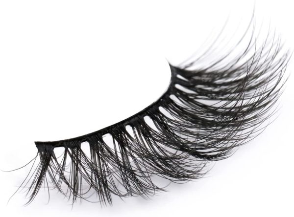 EMEDA Ciglia Finte Naturali 3D Multipack 7 Paia, Ciglia lunghe e soffici fatte a mano per il trucco degli occhi, ciglia finte 3D 5D false eyelashes (5D 31) - immagine 6