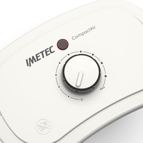 Compact Air, Termoventilatore piccolo e potente, Stufetta Elettrica, 2000 W, maniglia integrata, temperatura regolabile, funzione antigelo, dispositivo di protezione dai surriscaldamenti - immagine 8