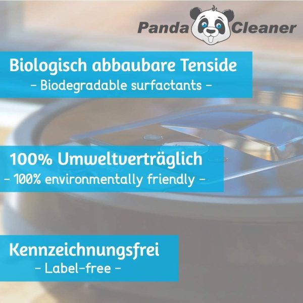 Pandacleaner® - Detergente per robot pulitore, per pavimenti, detergente concentrato - immagine 5