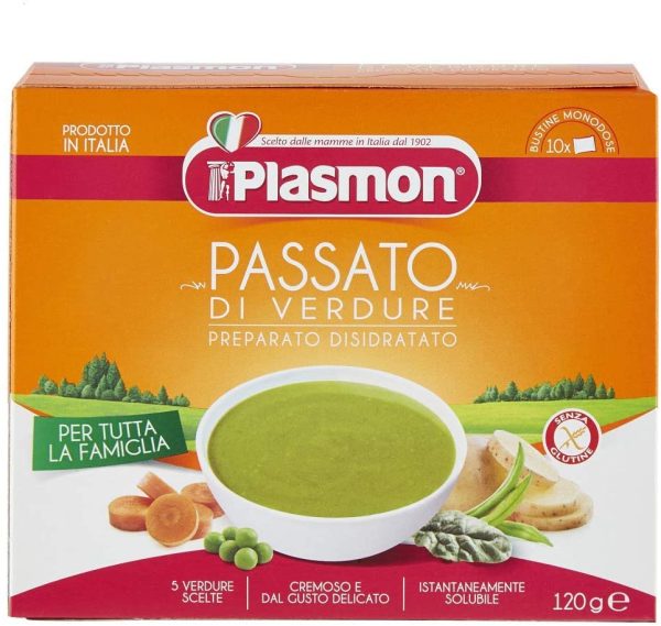 Plasmon Passato di Verdure - Preparato Disidratato 120g (12 Confezioni) - immagine 6