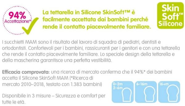 Mam Original Night Ciuccio Luminoso in Set da 2 in Silicone, con Custodia Porta Ciuccio, 16+ Mesi, Rosa - immagine 4