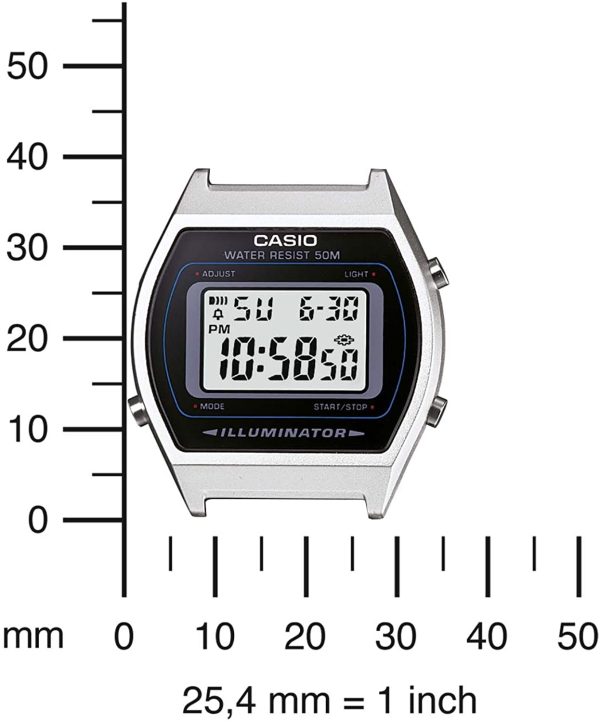 Casio Orologio Digitale Quarzo Uomo con Cinturino in Acciaio Inox B640WD-1AVEF - immagine 2