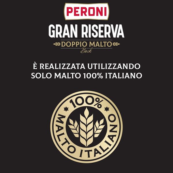 Peroni Birra Gran Riserva Doppio Malto, Cassa Birra con 12 Birre in Bottiglia da 50 cl, 6 L, Birra Bock dal Gusto Intenso ed Equilibrato Leggermente Speziato, Gradazione Alcolica 6.6% Vol - immagine 7